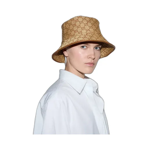 Gg Straw Bucket Hat