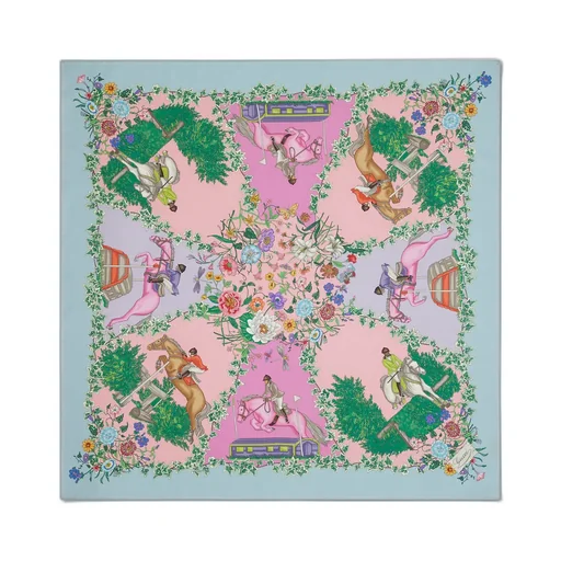 Printed Silk Twill Carré