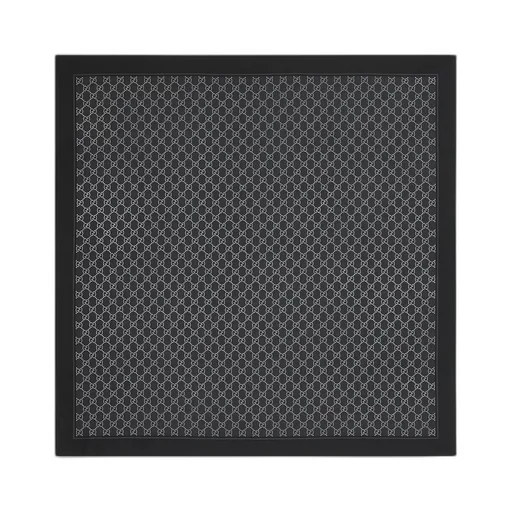 Laminated Printed Silk Twill Carré