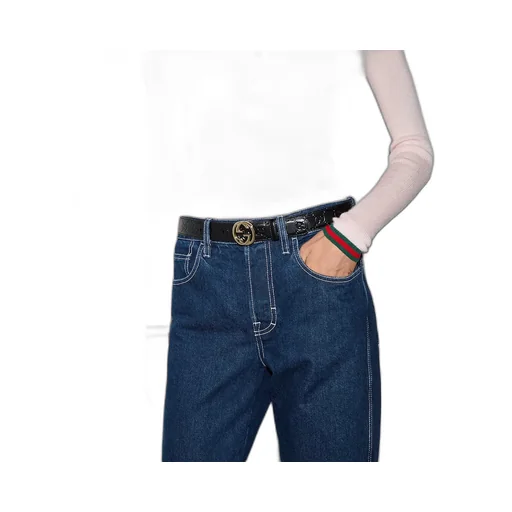 Belt With Interlocking G Buckle