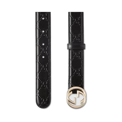 Belt With Interlocking G Buckle