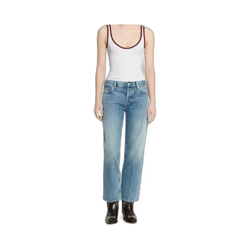 Straight Fit Denim Pants