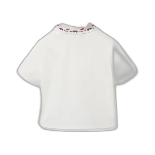 Baby Cotton Shirt With Embroidery