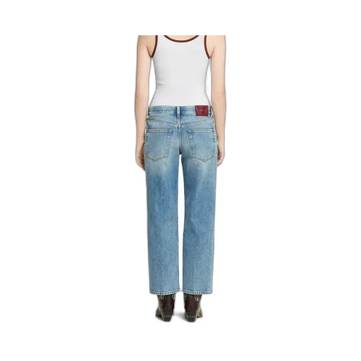 Straight Fit Denim Pants