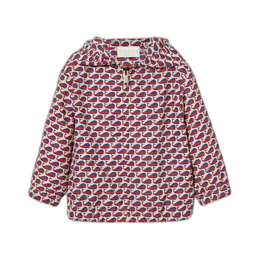 Baby Printed Nylon Hooded Jacket