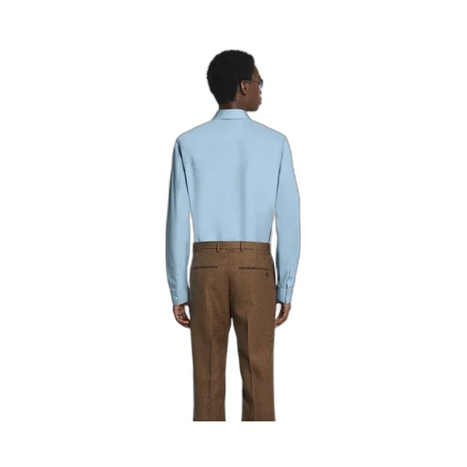 Cotton Poplin Shirt With Embroidery