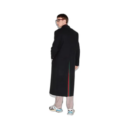 Batavia Wool Coat With Web