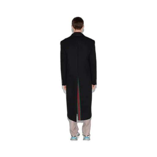 Batavia Wool Coat With Web
