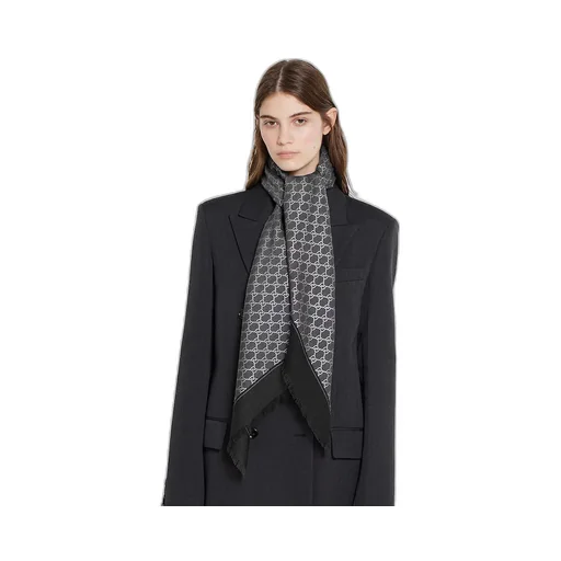 Laminated Gg Wool Shawl