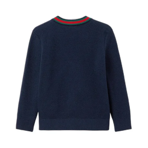 Children's Cotton Cardigan With Embroidery