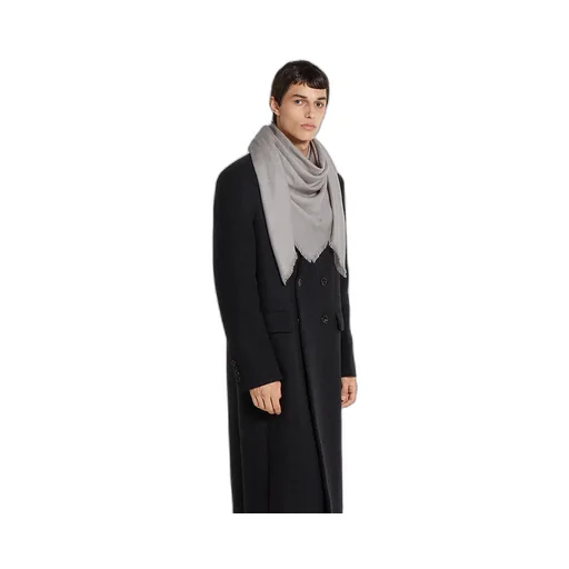 Gg Wool And Silk Jacquard Shawl