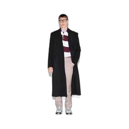 Batavia Wool Coat With Web