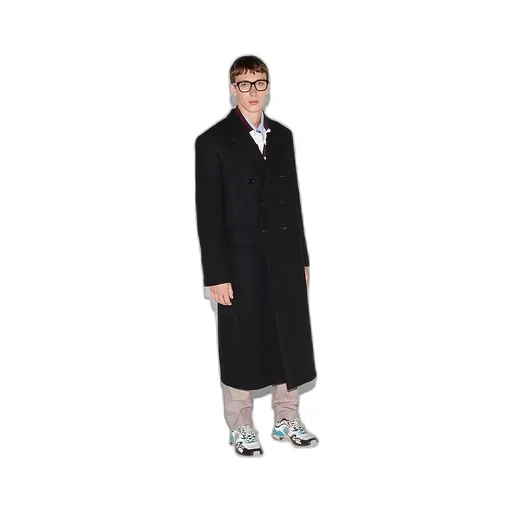 Batavia Wool Coat With Web