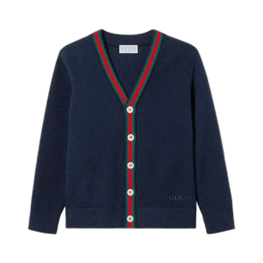 Children's Cotton Cardigan With Embroidery