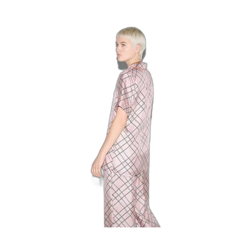 Printed Silk Twill Shirt