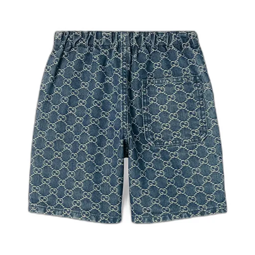 Children's Gg Denim Shorts