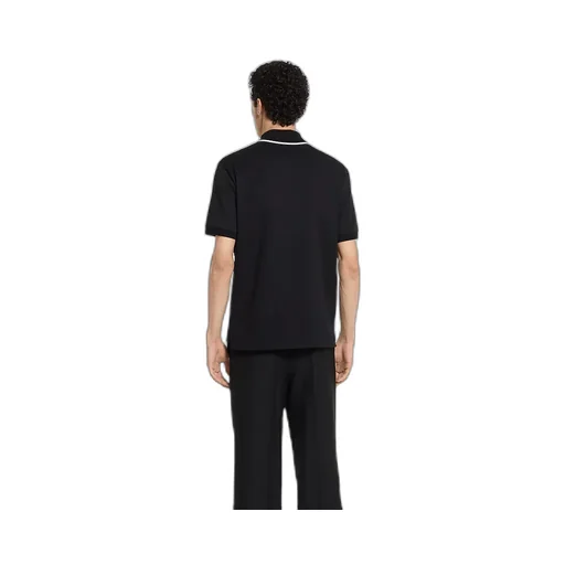 Cotton Piquet Polo Shirt With Embroidery