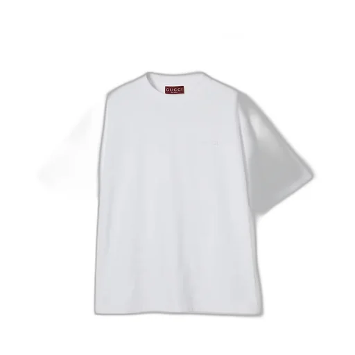 Cotton Jersey T-Shirt With Embroidery
