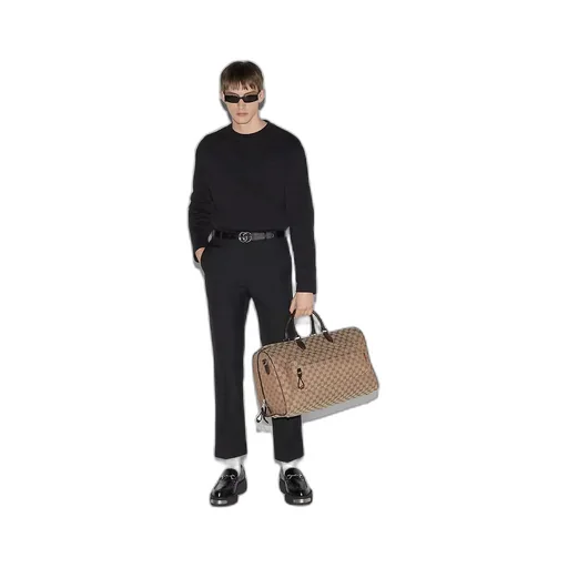 Gg Canvas Medium Duffle Bag