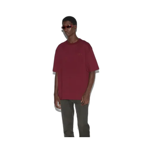 Cotton Jersey T-Shirt With Embroidery