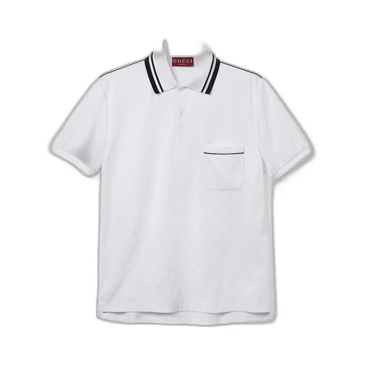 Gg Nylon And Cotton Polo Shirt