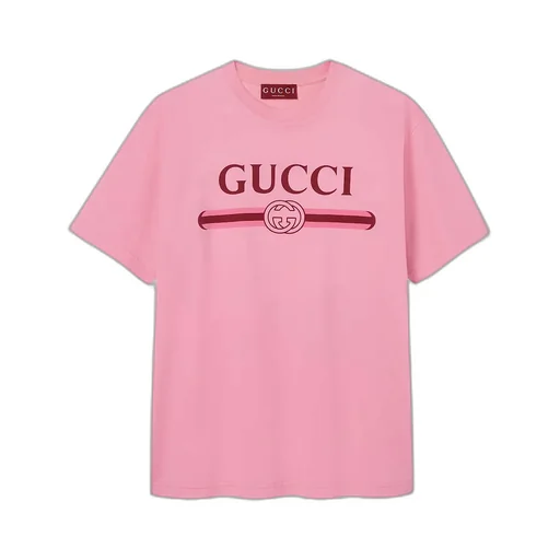 Cotton Jersey T-Shirt With Print