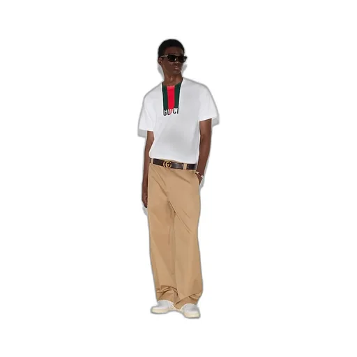 Cotton Jersey T-Shirt With Print