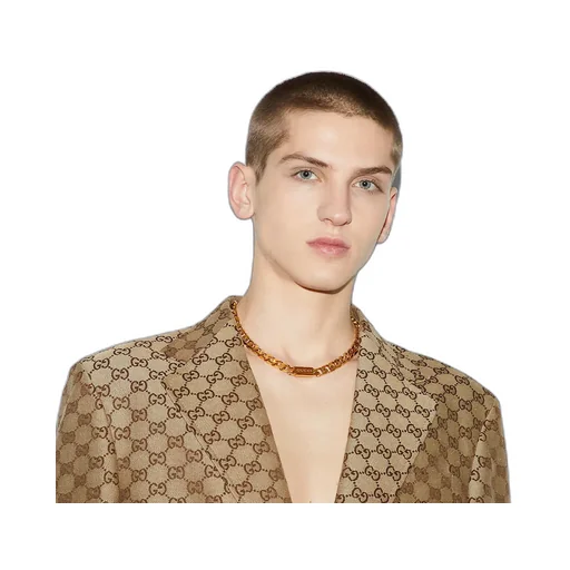 Gucci Script Chain Necklace