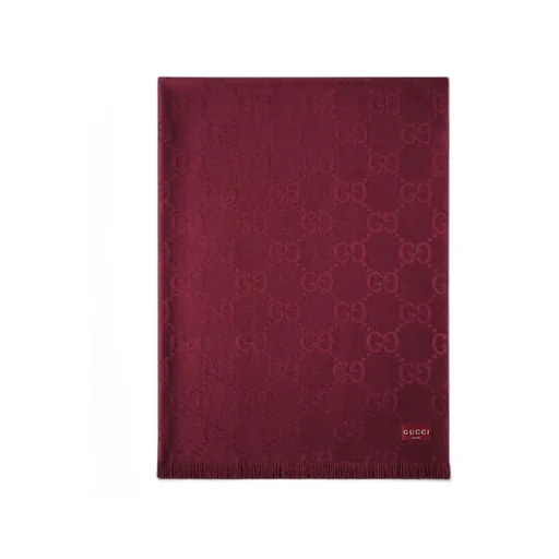 Gg Wool And Silk Blanket