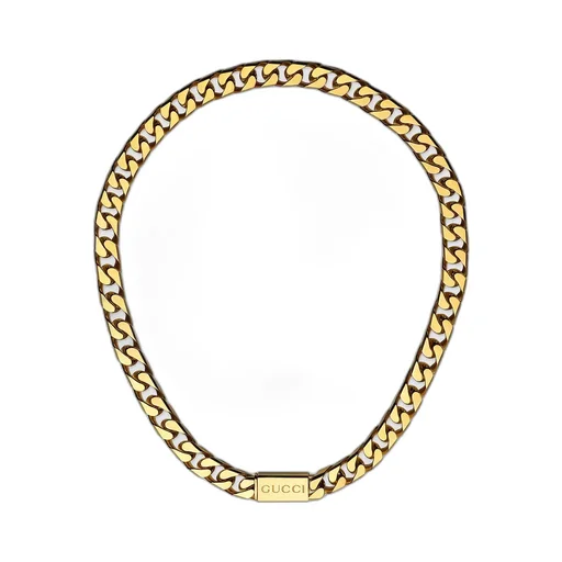 Gucci Script Chain Necklace