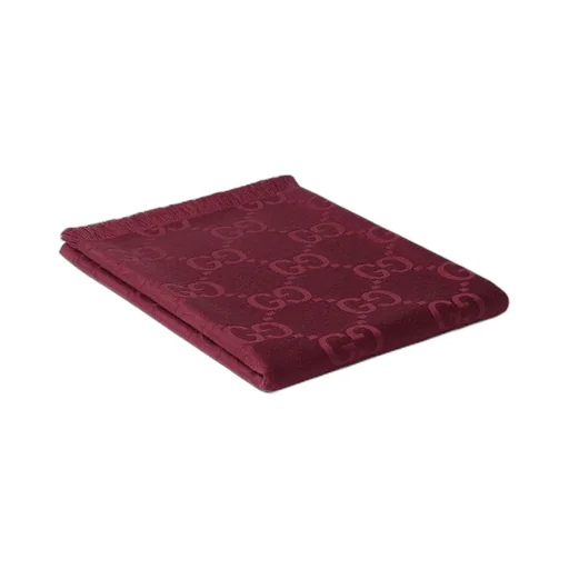 Gg Wool And Silk Blanket