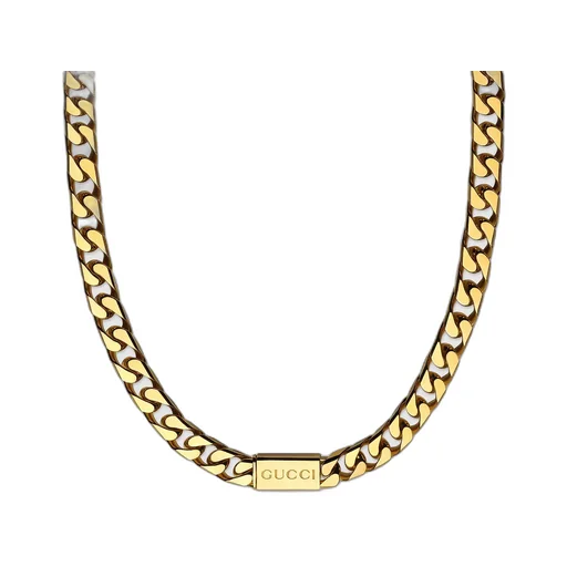 Gucci Script Chain Necklace