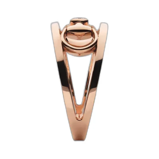 18K Horsebit Wide Diamond Ring
