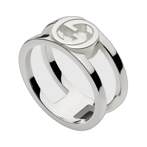 Gucci Interlocking Wide Ring