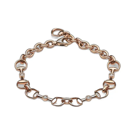 Gucci Horsebit Diamond 18K Bracelet