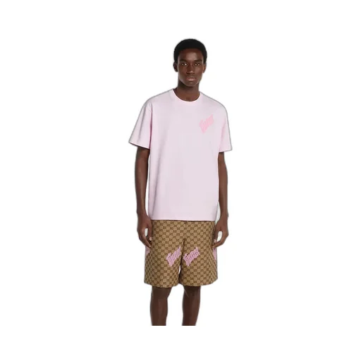 Cotton Jersey T-Shirt With Gucci Logo