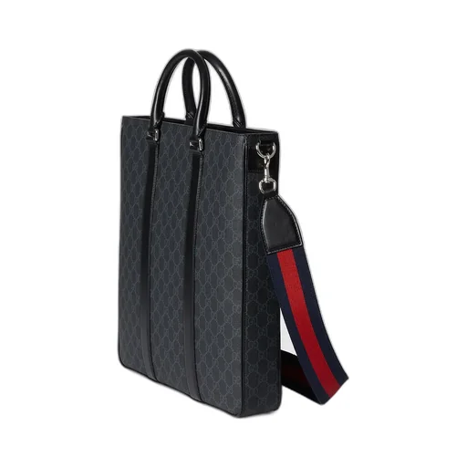 Gg Black Large Tote Bag