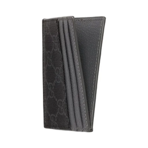Bi-Colour Card Case With Gg Detail