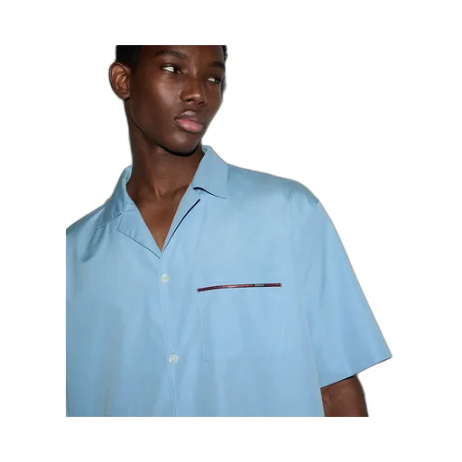 Regular Fit Cotton Shirt With Web