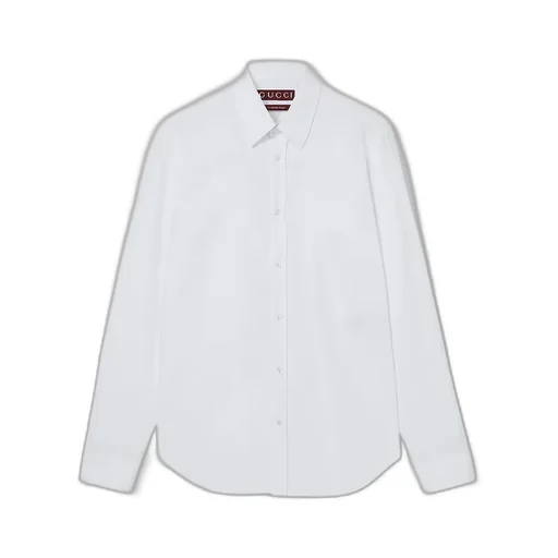 Cotton Poplin Shirt With Web