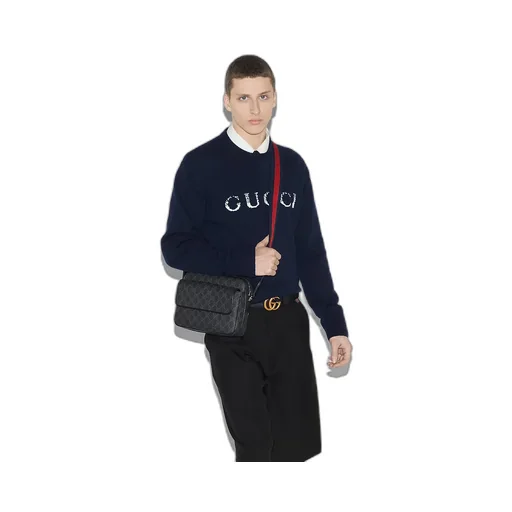 Gg Black Small Crossbody Bag