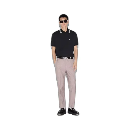 Cotton Polo Shirt With Embroidery