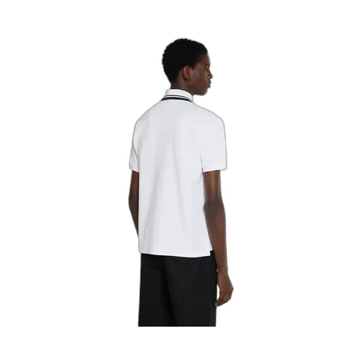 Cotton Piquet Polo Shirt With Embroidery