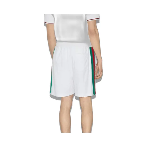 Gg Terry Cloth Short With Web