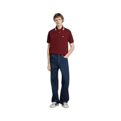 Cotton Piquet Polo Shirt With Embroidery