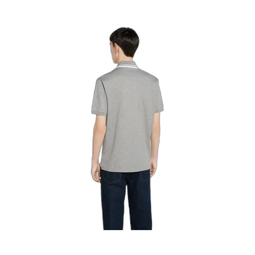 Cotton Piquet Polo Shirt With Embroidery