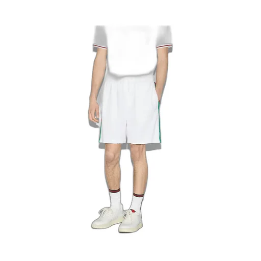 Gg Terry Cloth Short With Web