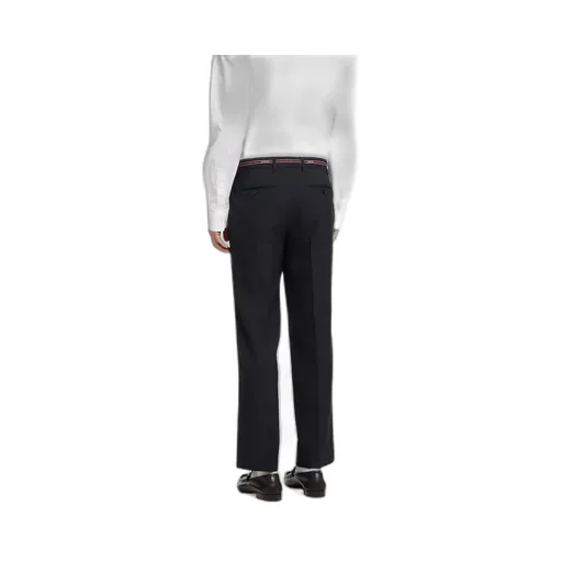 Wool Pant With Selvedge Detail