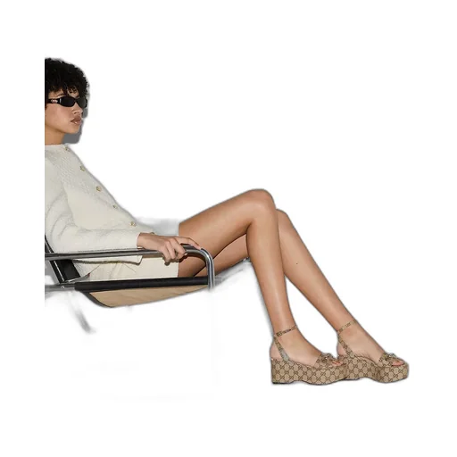 Horsebit Flatform Sandal