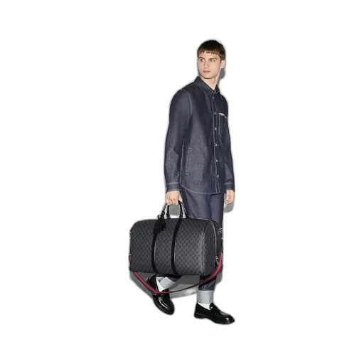 Gg Black Large Duffle Bag